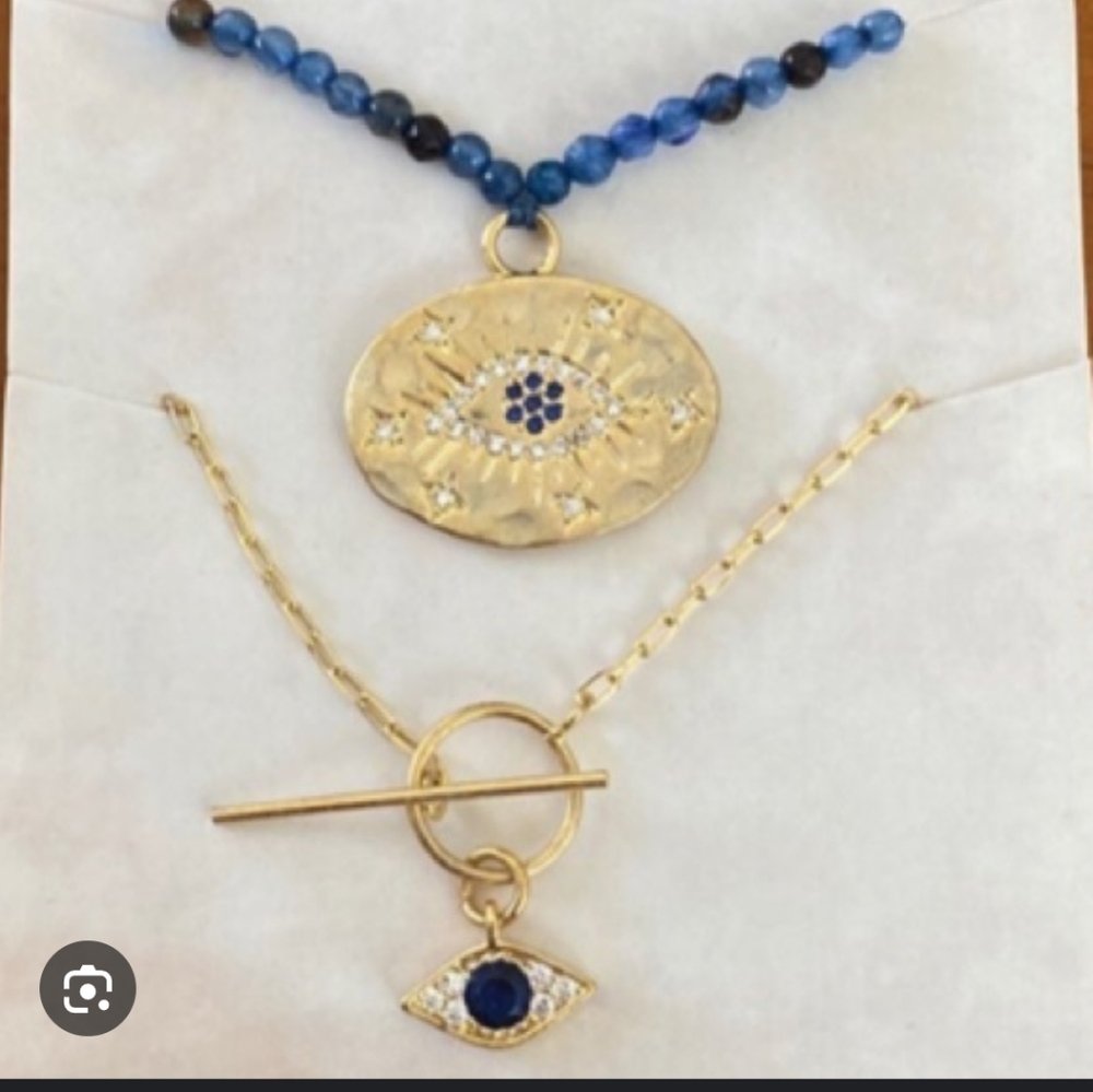 Anthropologie Evil Eye Necklace